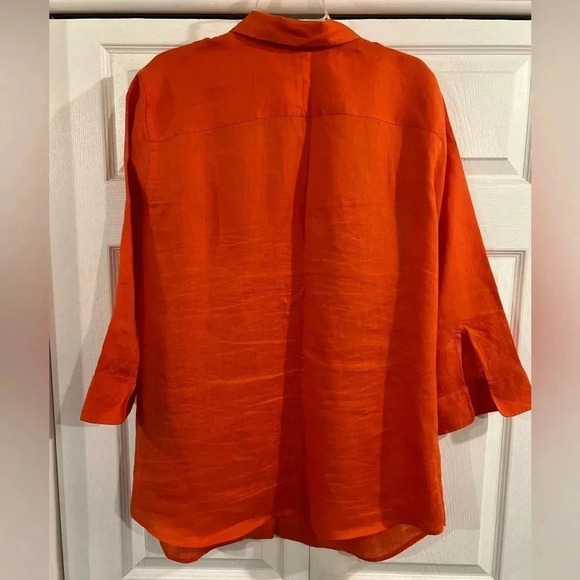 Ralph Lauren Long sleeve Orange Shirt Sz 1X Button Front. In perfect condition. - Picture 2 of 11